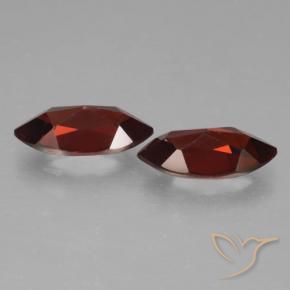 4.21 ct natürliche dunkelrot Pyrop-Granat-Edelsteine, Marquise, VVS-VS