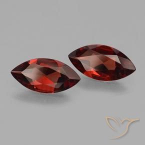 3.01 ct natürliche dunkelrot Pyrop-Granat-Edelsteine, Marquise, VVS-VS