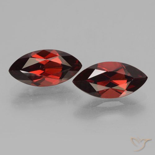 4.28ctw Natürlicher tiefrot Pyrop-Granat, Marquise, VVS-VS