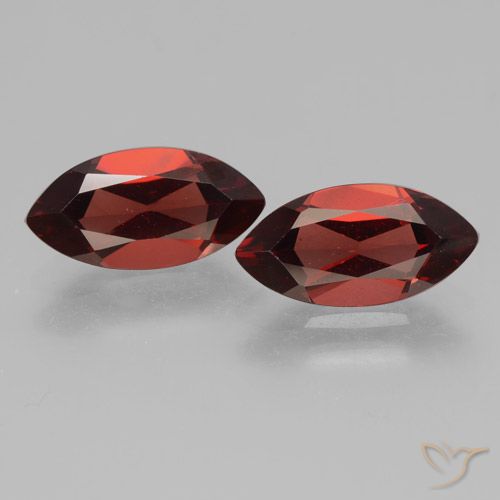 4.29ctw Natürlicher Sangria Rot Pyrop-Granat, Marquise, VVS-VS