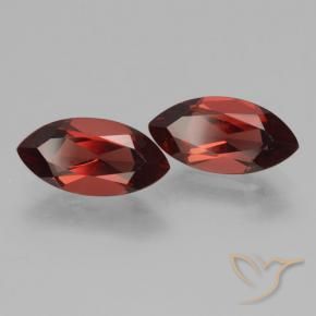 4.29 ct natürliche Sangria Rot Pyrop-Granat-Edelsteine, Marquise, VVS-VS