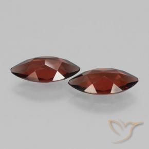 3.54 ct natürliche Sangria Rot Pyrop-Granat-Edelsteine, Marquise, VVS-VS