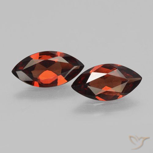 3.15ctw Natürlicher tiefrot Pyrop-Granat, Marquise, VVS-VS
