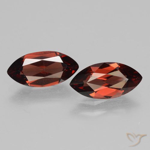 4.01ctw Natürlicher Sangria Rot Pyrop-Granat, Marquise, VVS-VS