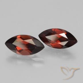 4.30 ct natürliche Sangria Rot Pyrop-Granat-Edelsteine, Marquise, VVS-VS