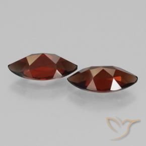 4.30 ct natürliche Sangria Rot Pyrop-Granat-Edelsteine, Marquise, VVS-VS