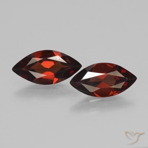 2.93ctw Natürlicher Sangria Rot Pyrop-Granat, Marquise, VVS-VS