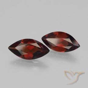 2.93 ct natürliche Sangria Rot Pyrop-Granat-Edelsteine, Marquise, VVS-VS