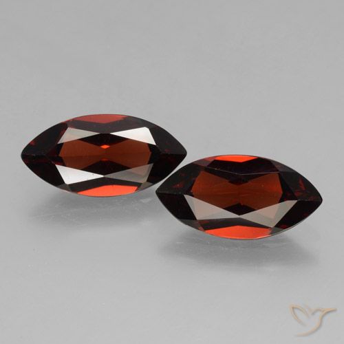 3.88ctw Natürlicher Sangria Rot Pyrop-Granat, Marquise, VVS-VS