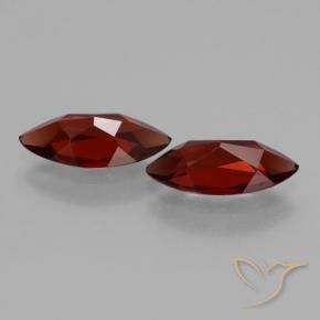 3.62 ct natürliche Tiefes Blutrot Pyrop-Granat-Edelsteine, Marquise, VVS-VS