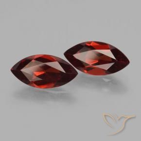3.68 ct natürliche dunkelrot Pyrop-Granat-Edelsteine, Marquise, VVS-VS