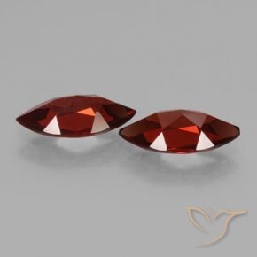 3.68 ct natürliche dunkelrot Pyrop-Granat-Edelsteine, Marquise, VVS-VS