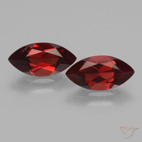 4.33ctw Natürlicher tiefrot Pyrop-Granat, Marquise, VVS-VS