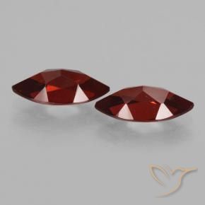 4.33 ct natürliche tiefrot Pyrop-Granat-Edelsteine, Marquise, VVS-VS
