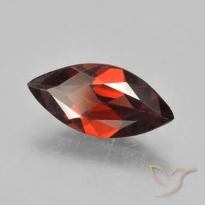 9,17 ctw natürlicher dunkelrot Pyrop-Granat, Marquise, VVS-VS