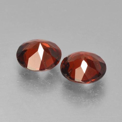 1,86 ct natürliche Johannisbeere Rot Pyrop-Edelsteine, Rund Schliff, VVS-VS