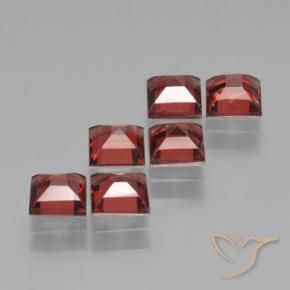 2.74 ct natürliche Scharlachrot Pyrop-Granat-Edelsteine, Quadrat, VS