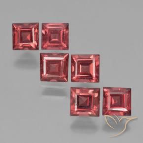 2.72 ct natürliche dunkelrot Pyrop-Granat-Edelsteine, Quadrat, VS