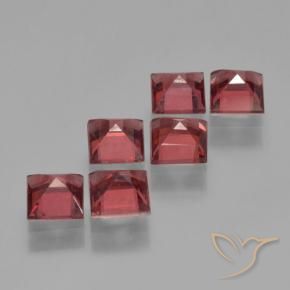 2.72 ct natürliche dunkelrot Pyrop-Granat-Edelsteine, Quadrat, VS
