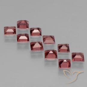 3.82 ct natürliche Mittelrot Pyrop-Granat-Edelsteine, Quadrat, VS