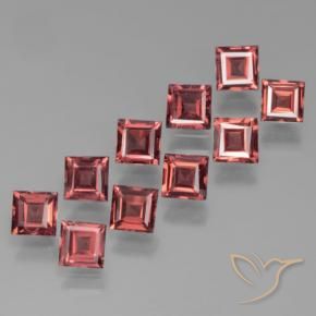3.72 ct natürliche tiefrot Pyrop-Granat-Edelsteine, Quadrat, VS
