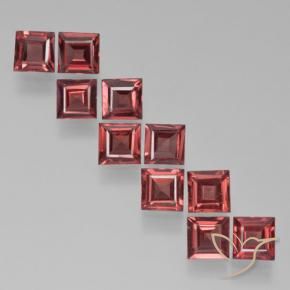 3.75 ct natürliche dunkelrot Pyrop-Granat-Edelsteine, Quadrat, VS