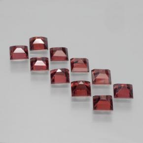 4,49 ct natürliche roter Pyrop-Edelsteine, Quadrat, VS