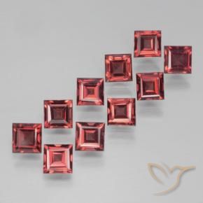 4.50 ct natürliche tiefrot Pyrop-Granat-Edelsteine, Quadrat, VS