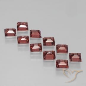 3.95 ct natürliche Mittelrot Pyrop-Granat-Edelsteine, Quadrat, VS