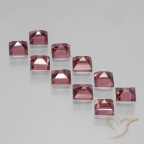 4.17 ct natürliche tiefrot Pyrop-Granat-Edelsteine, Quadrat, VS