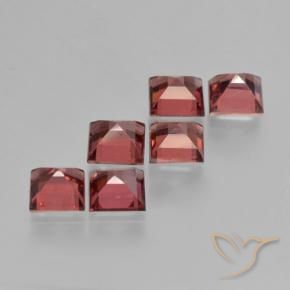 2.54 ct natürliche Mittelrot Pyrop-Granat-Edelsteine, Quadrat, VS