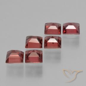 2.68 ct natürliche Scharlachrot Pyrop-Granat-Edelsteine, Quadrat, VS