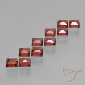 3.82 ct natürliche Mittelrot Pyrop-Granat-Edelsteine, Quadrat, VS