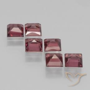 2.54 ct natürliche tiefrot Pyrop-Granat-Edelsteine, Quadrat, VS