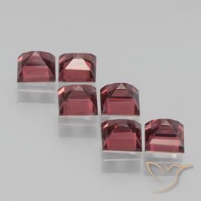 2.86 ct natürliche Merlot Rot Pyrop-Granat-Edelsteine, Quadrat, VS