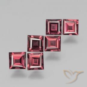 2.18 ct natürliche Merlot Rot Pyrop-Granat-Edelsteine, Quadrat, VS