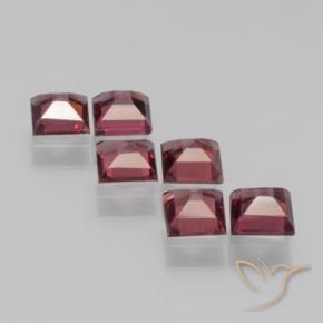2.18 ct natürliche Merlot Rot Pyrop-Granat-Edelsteine, Quadrat, VS