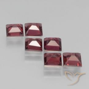 2.78 ct natürliche tiefrot Pyrop-Granat-Edelsteine, Quadrat, VS