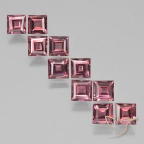 3.87 ct natürliche dunkelrot Pyrop-Granat-Edelsteine, Quadrat, VS