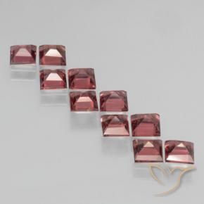 3.82 ct natürliche Scharlachrot Pyrop-Granat-Edelsteine, Quadrat, VS