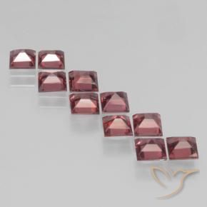 4.03 ct natürliche Merlot Rot Pyrop-Granat-Edelsteine, Quadrat, VS