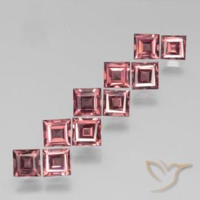 3.96 ct natürliche Mittelrot Pyrop-Granat-Edelsteine, Quadrat, VS