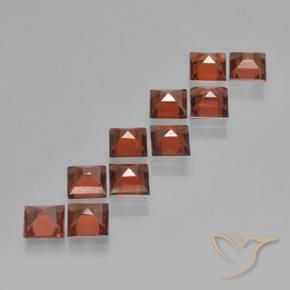 4.26 ct natürliche Mittelrot Pyrop-Granat-Edelsteine, Quadrat, VS