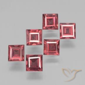 2.48 ct natürliche Mittelrot Pyrop-Granat-Edelsteine, Quadrat, VS