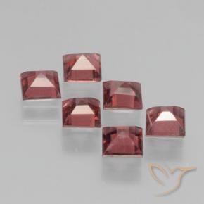 2.48 ct natürliche Mittelrot Pyrop-Granat-Edelsteine, Quadrat, VS