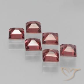 2.82 ct natürliche Rosaig-rot Pyrop-Granat-Edelsteine, Quadrat, VS