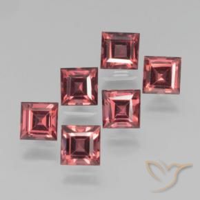 2.74 ct natürliche Mittelrot Pyrop-Granat-Edelsteine, Quadrat, VS