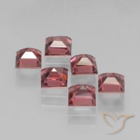 2.74 ct natürliche Mittelrot Pyrop-Granat-Edelsteine, Quadrat, VS