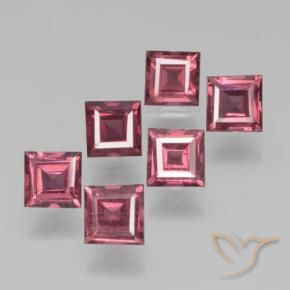 2.64 ct natürliche Merlot Rot Pyrop-Granat-Edelsteine, Quadrat, VS