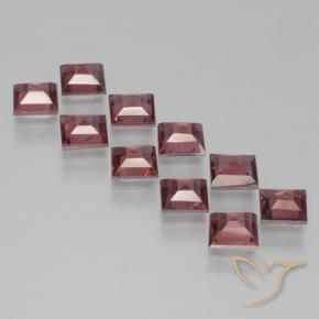 3.82 ct natürliche tiefrot Pyrop-Granat-Edelsteine, Quadrat, VS